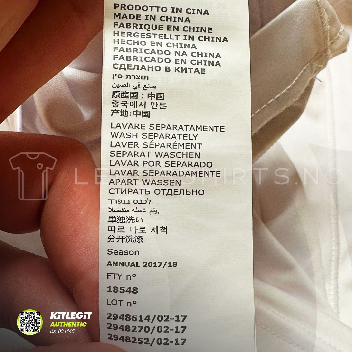 2017/18 Hjemmedrakt (signert) XL Jansson #18