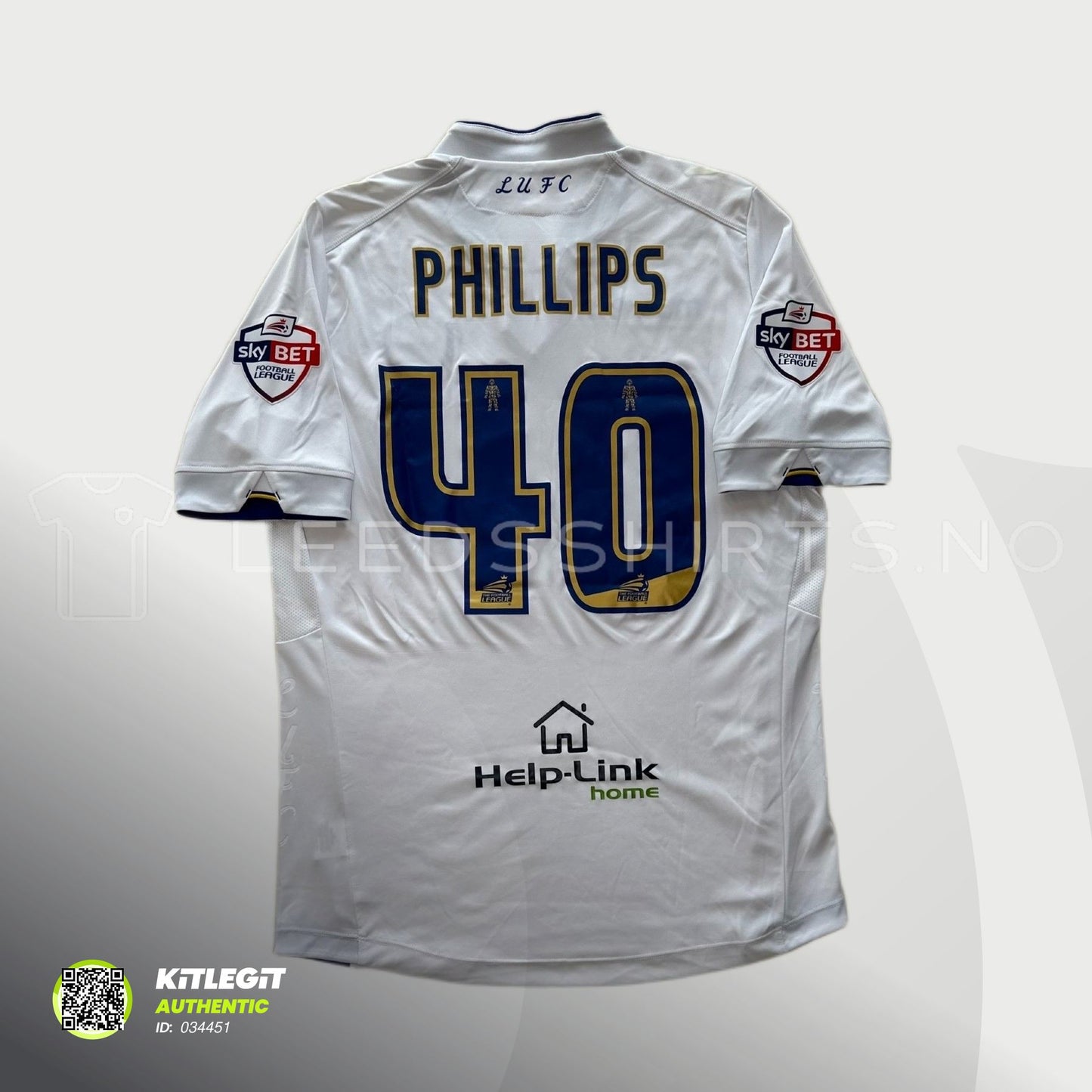 2014/15 Hjemmedrakt L Phillips #40